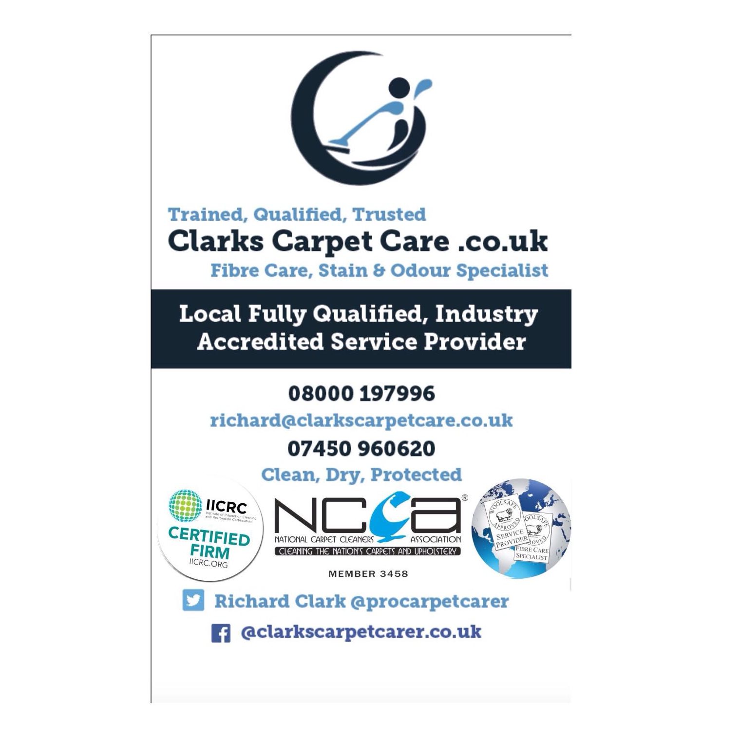 Clarks Carpet Care Logo