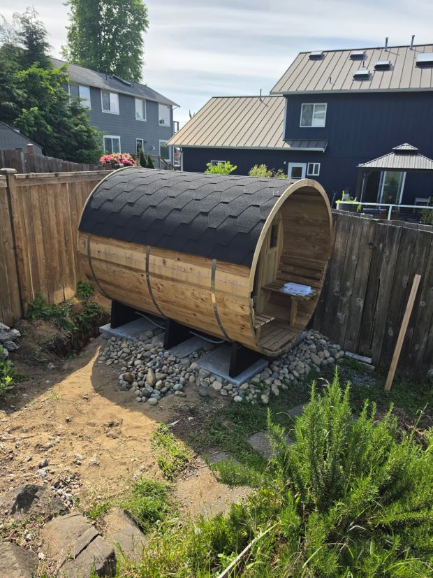 Sauna setup and installation