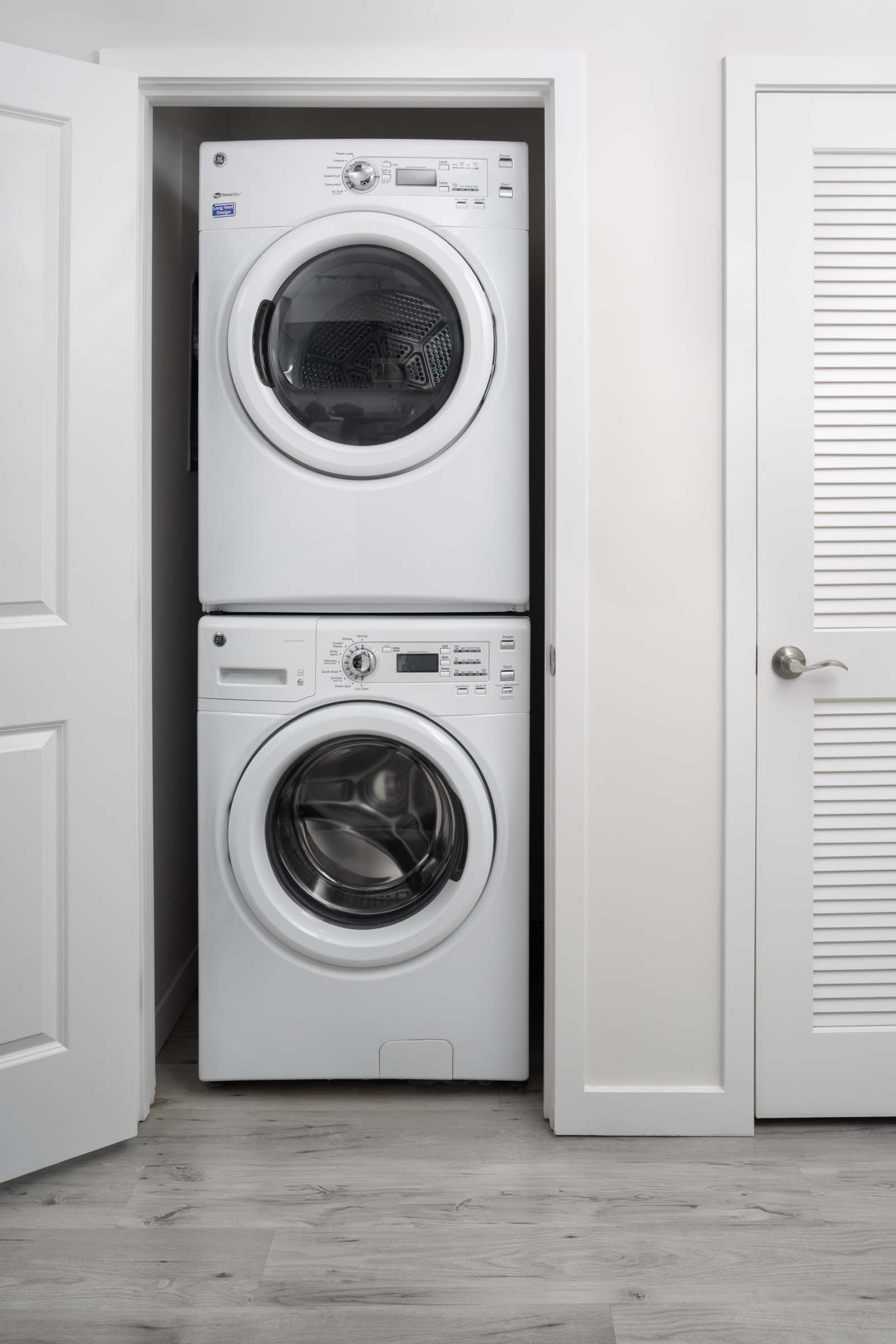 Full-size washer and dryer in every apartment home at Camden Central in St. Petersburg, FL