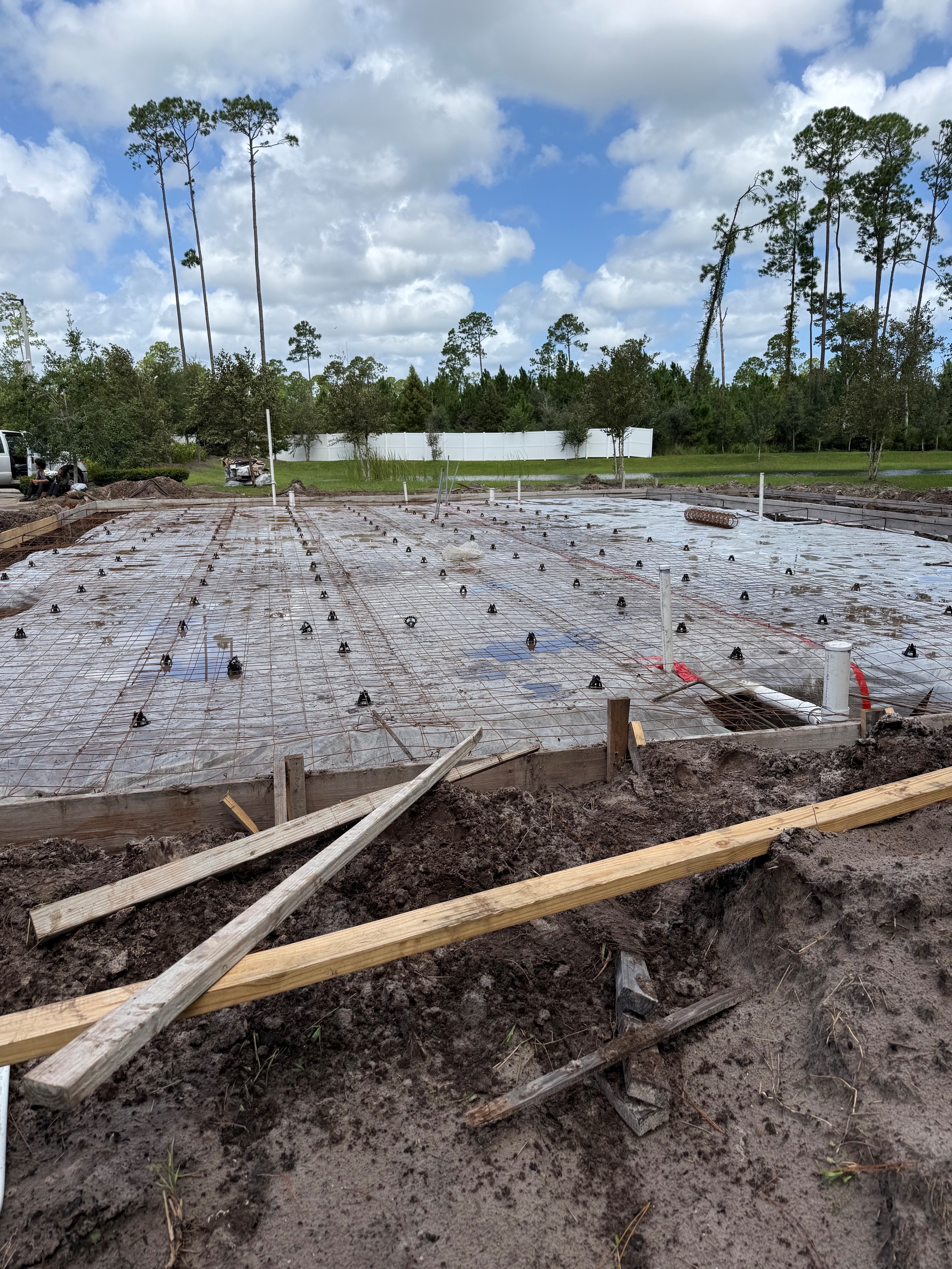 Progress at our new office is visible from the ground up. Foundation work is moving along, and we ar 