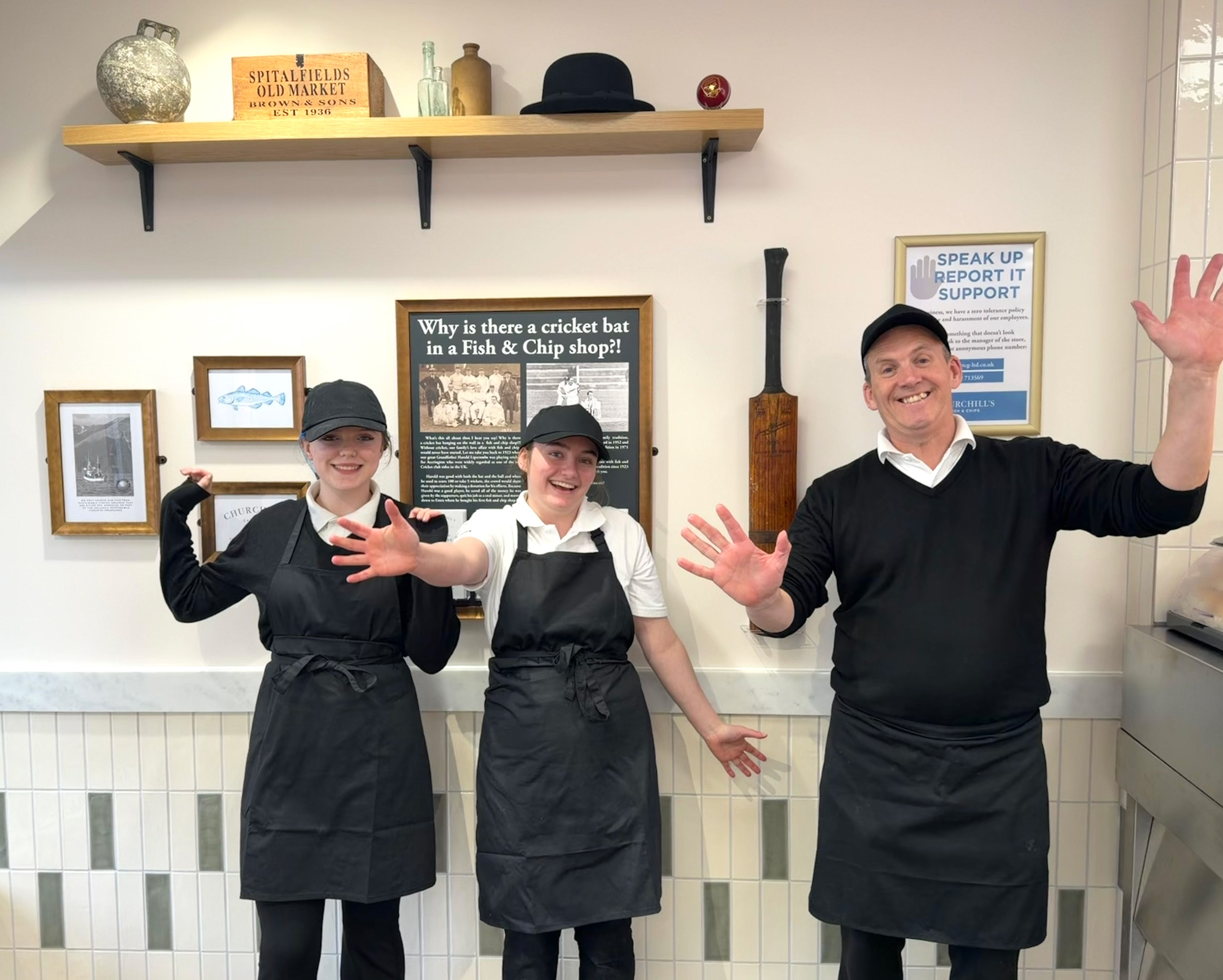 Churchill's fish and chips, Cambourne team