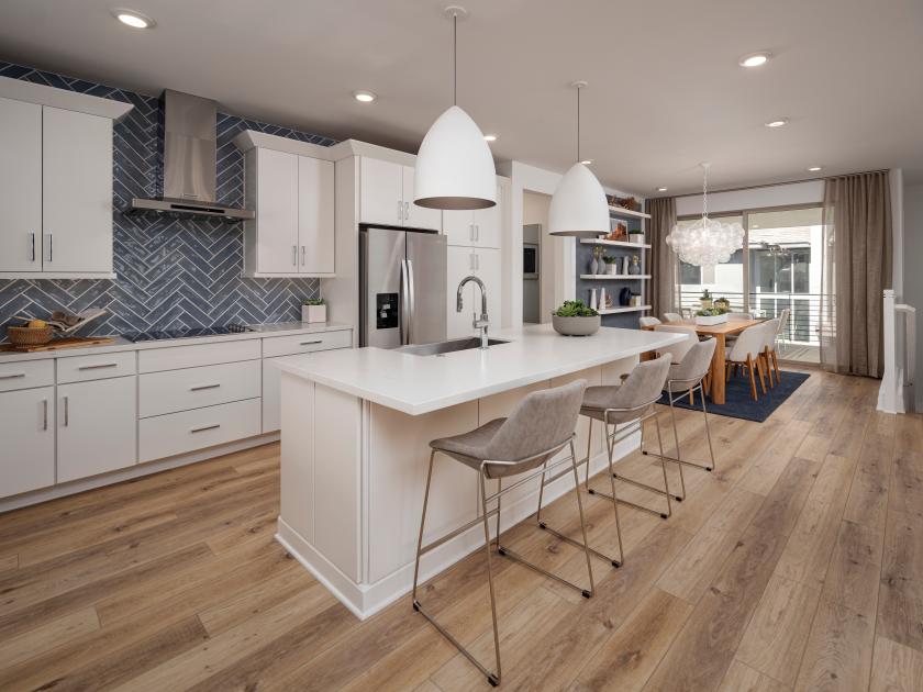 Spacious kitchen and casual dining area