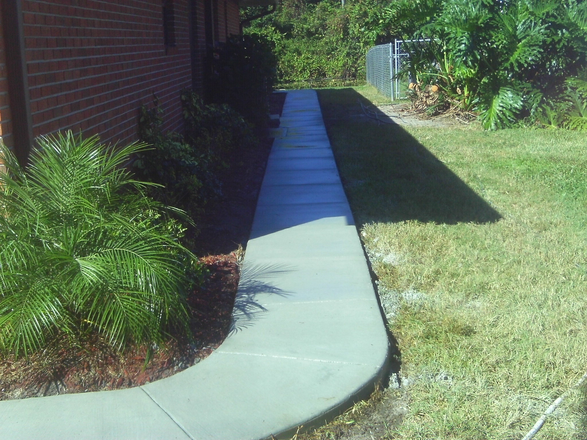 Concrete lines coupon