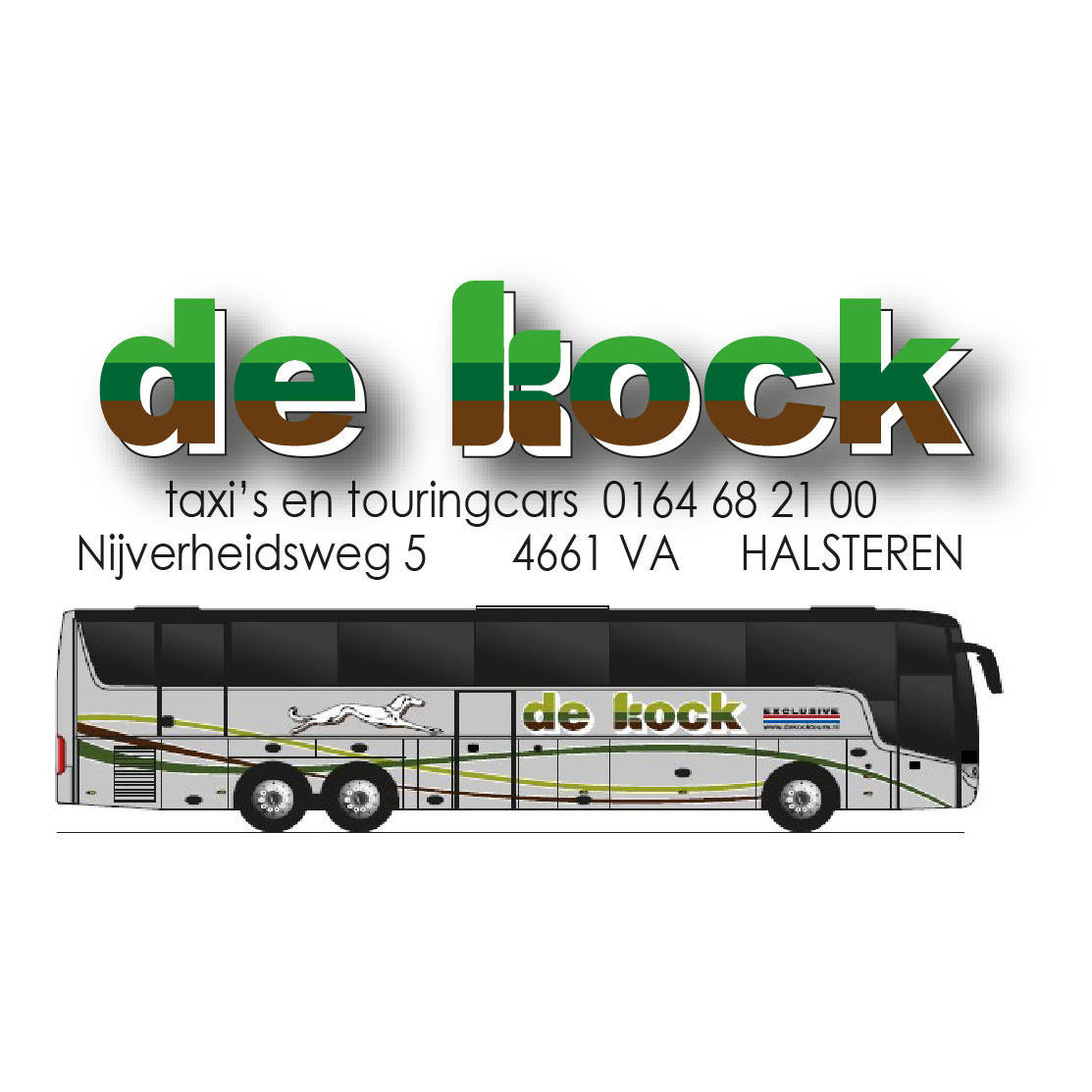 Taxi- en Touringcarbedrijf De Kock Logo
