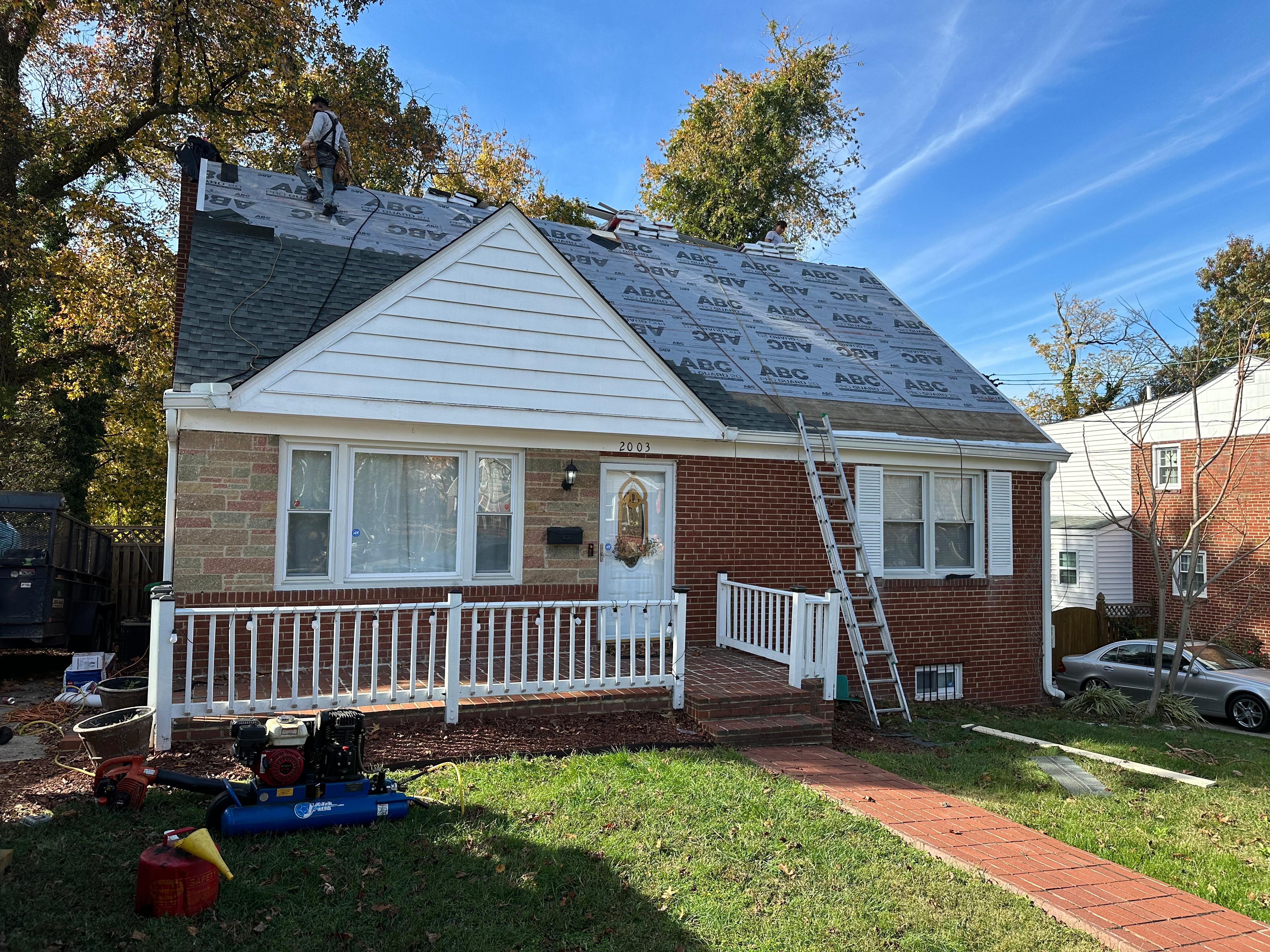 Replacing roof with Lifetime shingles!