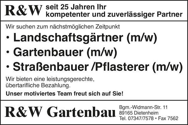 Logo R&W Gartenbau GmbH