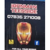 Scrap Man Iron Man Teesside Logo