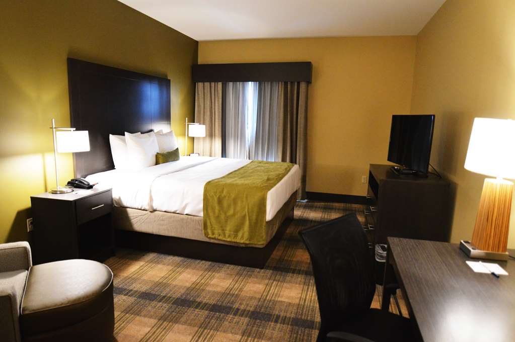 Standard King Guest Room Best Western Plus New Orleans Airport Hotel Kenner (504)360-2990