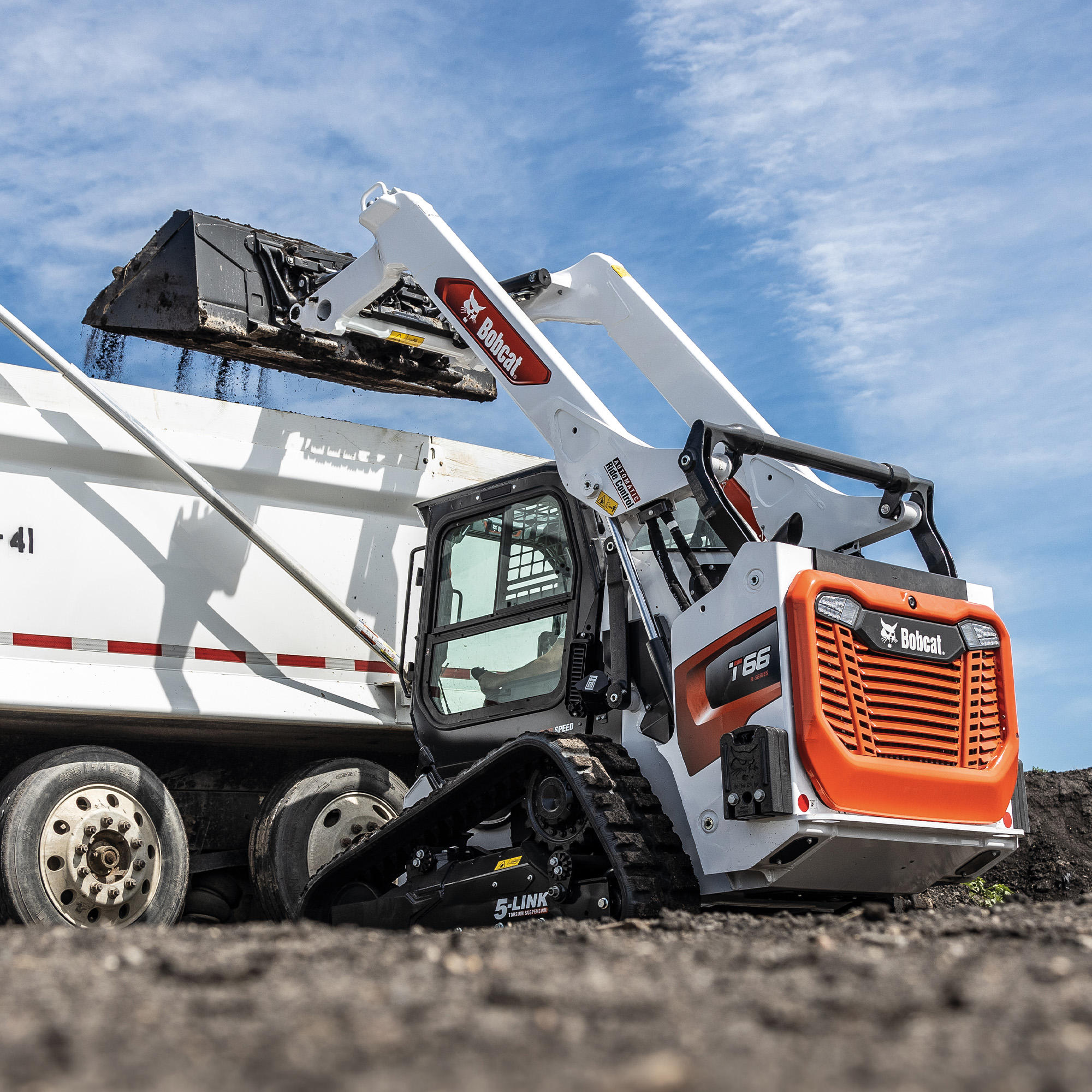 Bobcat T66 with bucket attachment Bobcat of Fort McMurray Fort Mcmurray (780)714-9200