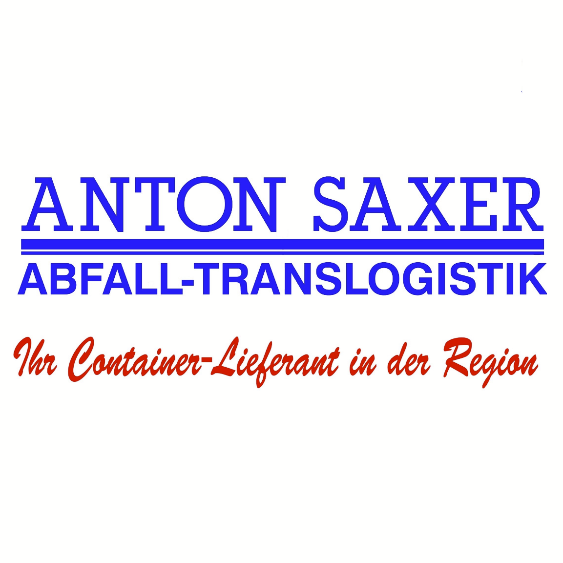 Anton Saxer AG Abfall-Translogistik