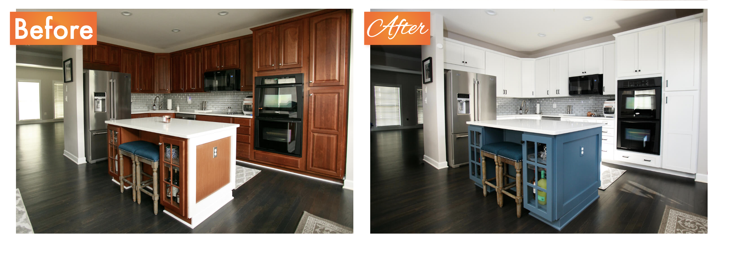 N-Hance Before and After Kitchen