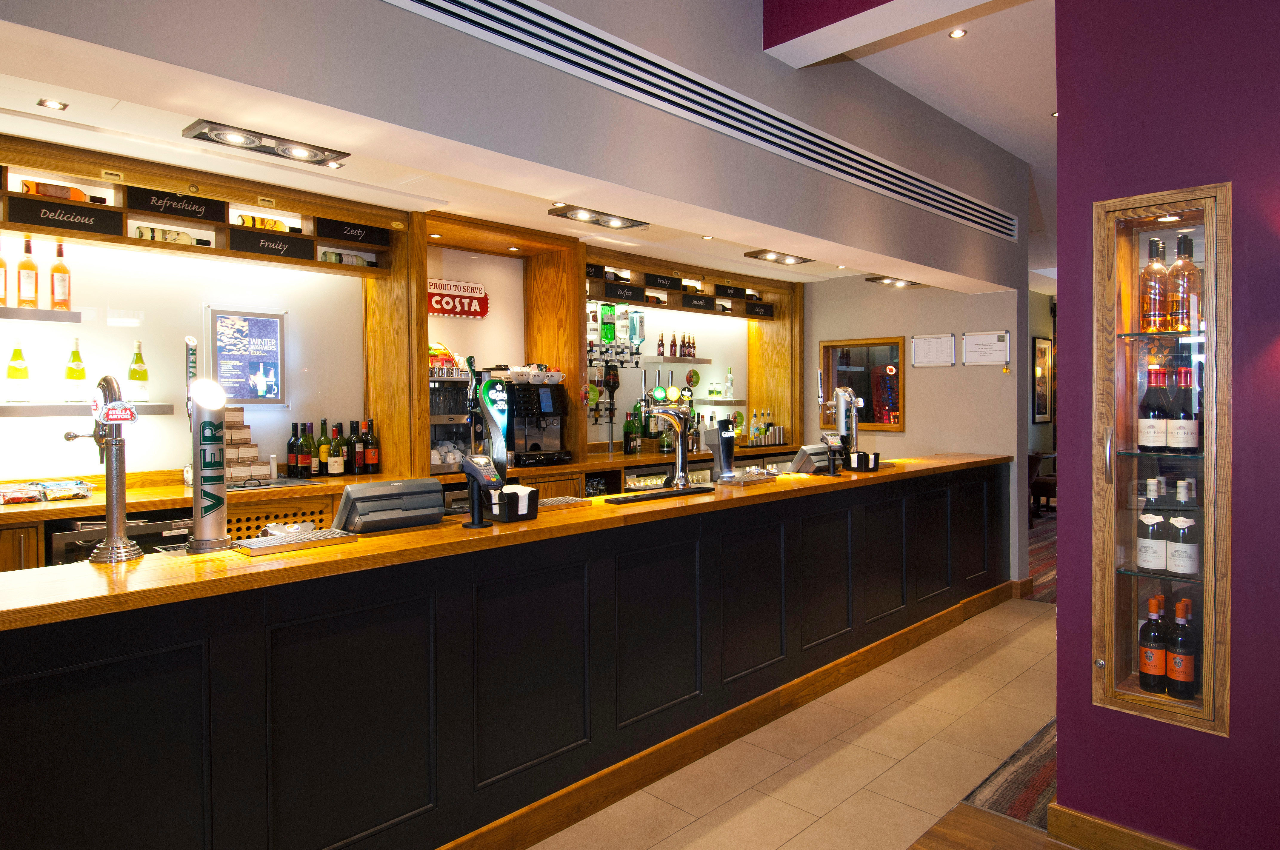Thyme restaurant interior Premier Inn London City (Old Street) hotel London 03333 219241