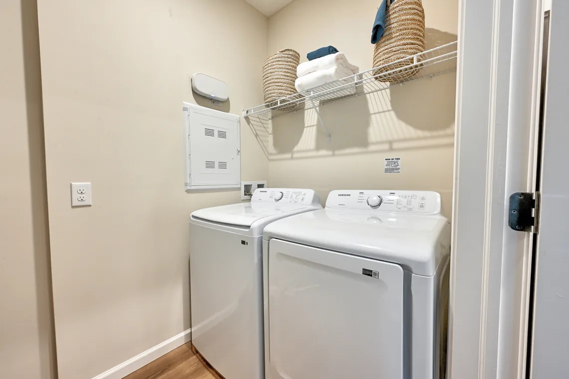 In Suite Washer and Dryer 