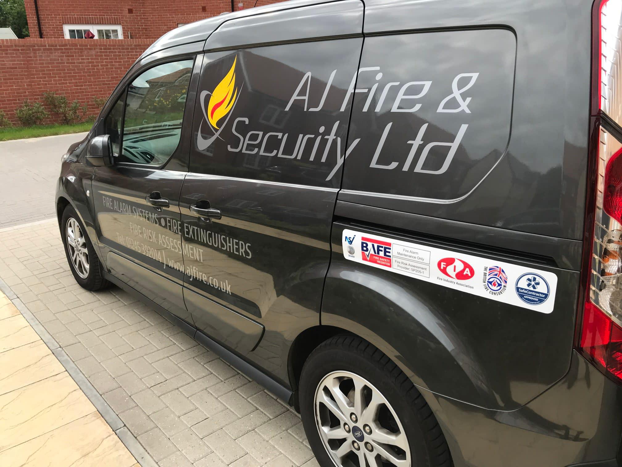 AJ Fire & Security Ltd Chelmsford 01245 392014