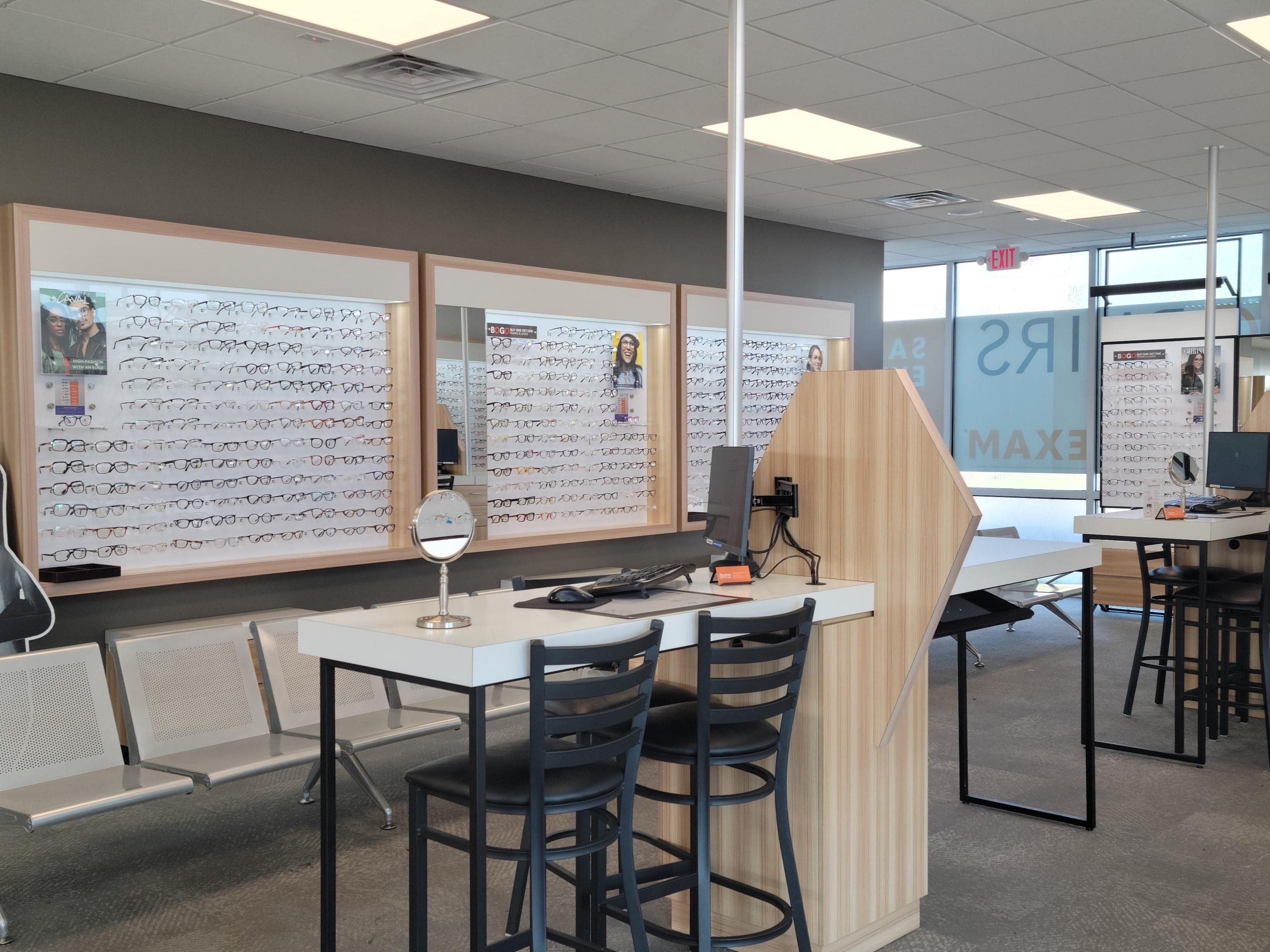 Store Interior at Stanton Optical Store Brownsville TX 78520