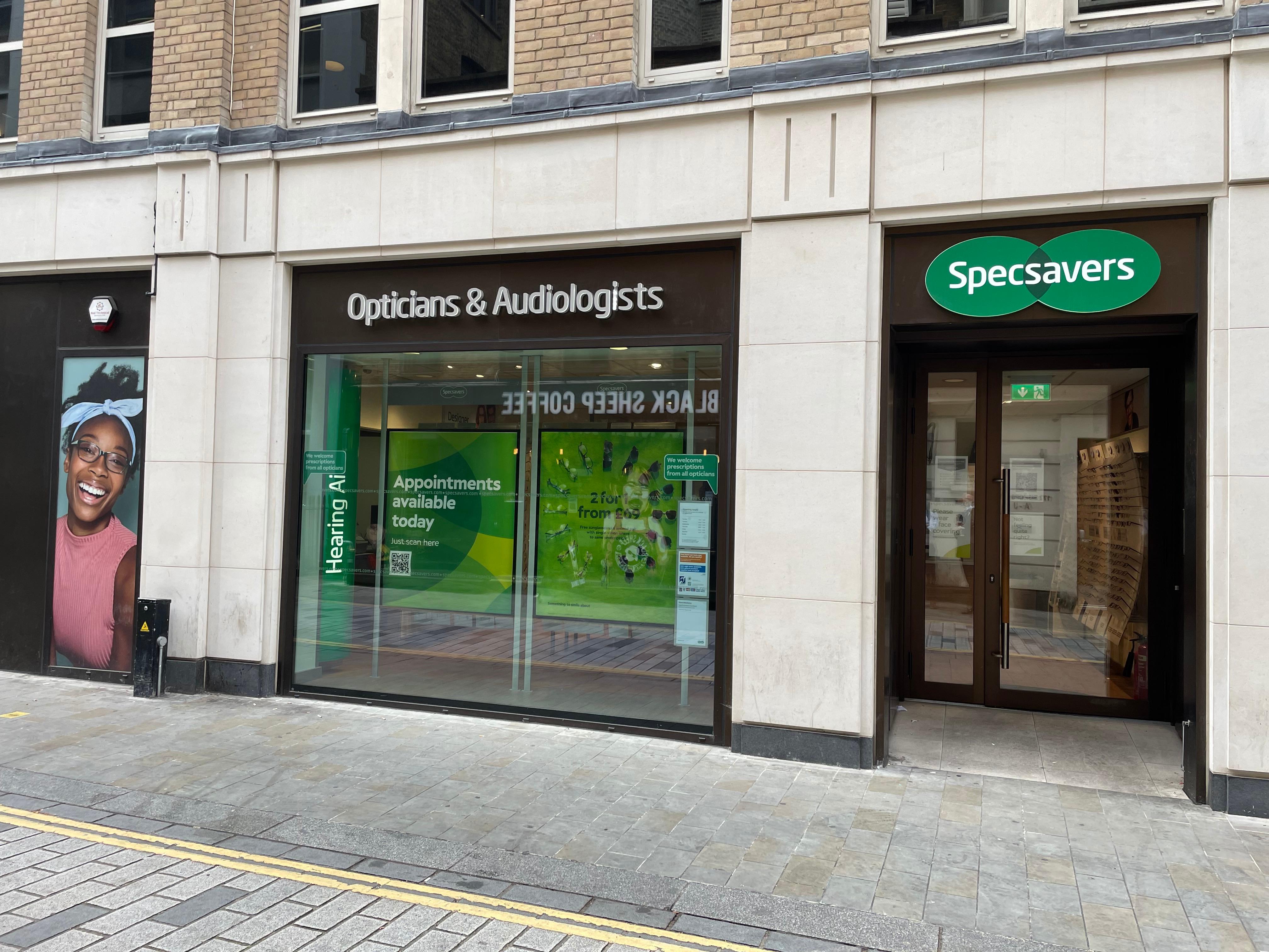 Specsavers - Liverpool Street Specsavers Opticians and Audiologists - Liverpool Street London 020 7377 4970