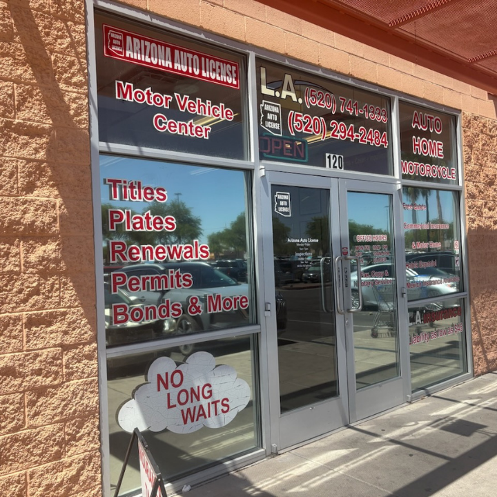 Exterior of the L.A. Insurance located at 1656 West Valencia Rd. in AZ
