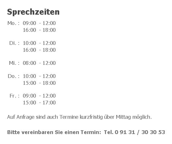 Praxis Dr. med. Norbert Bauer, Isarstraße 25 in Erlangen