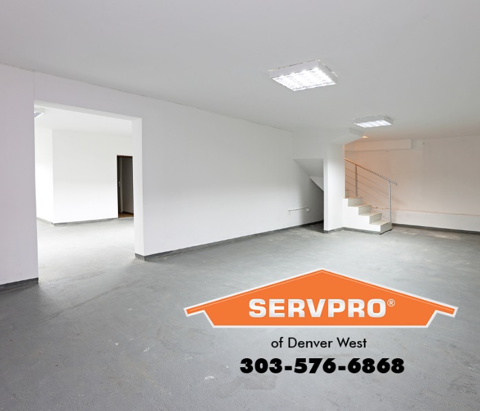 Water damage emergencies can happen at any time. SERVPRO® of Denver West typically arrives onsite within four hours of your call, no matter what time of the day or night you need our help.