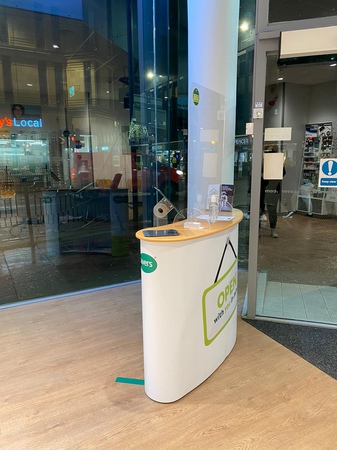 Specsavers Glasgow Trongate interior Specsavers Glasgow Trongate interior