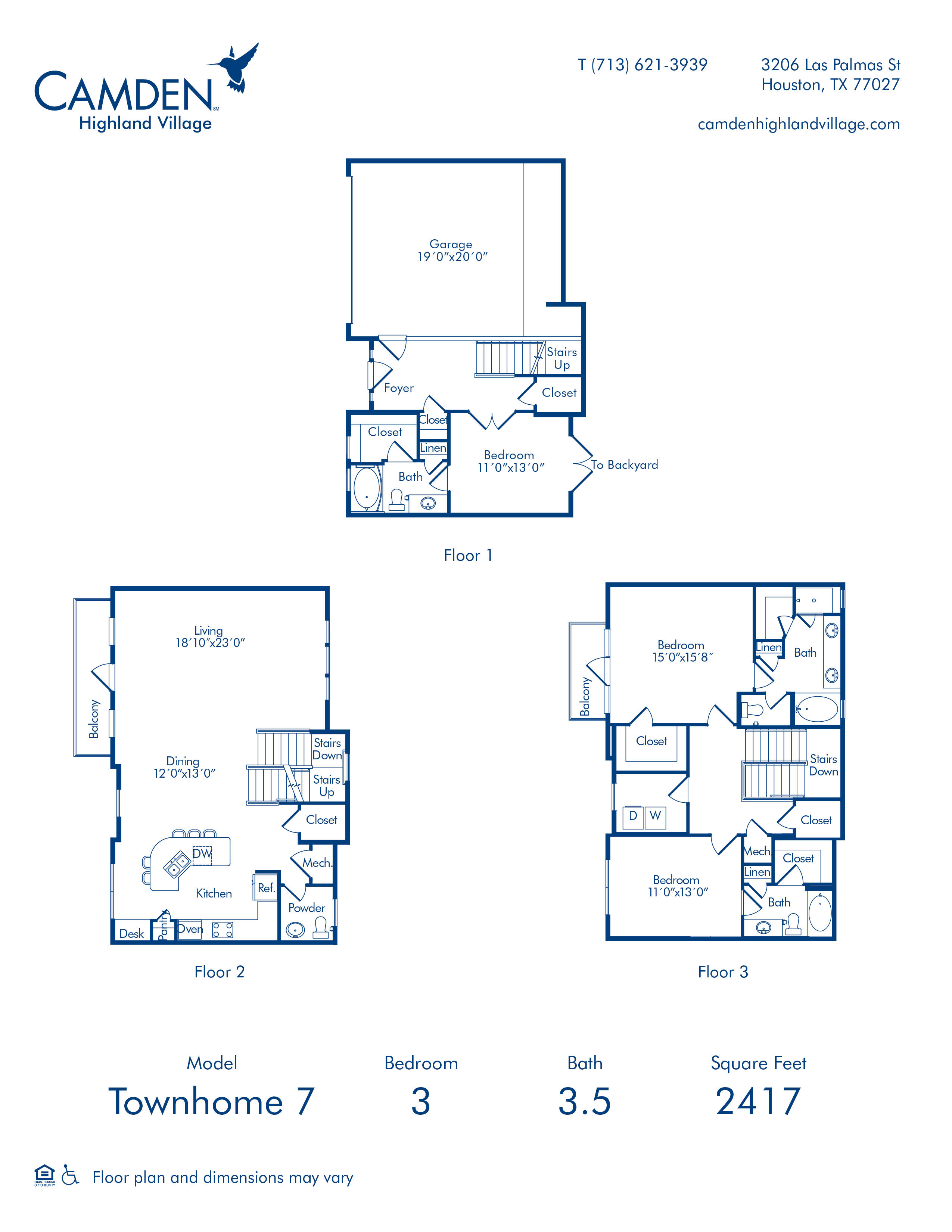 Camden Highland Village Apartments and Townhomes Photo