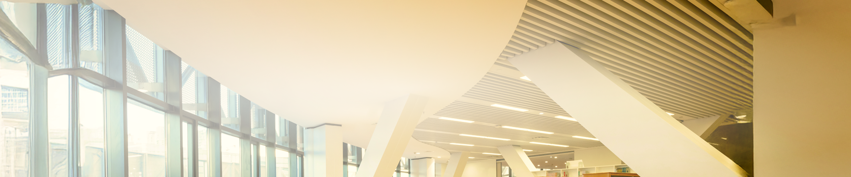 Close-up of an architecturally curved, modern wooden staircase.