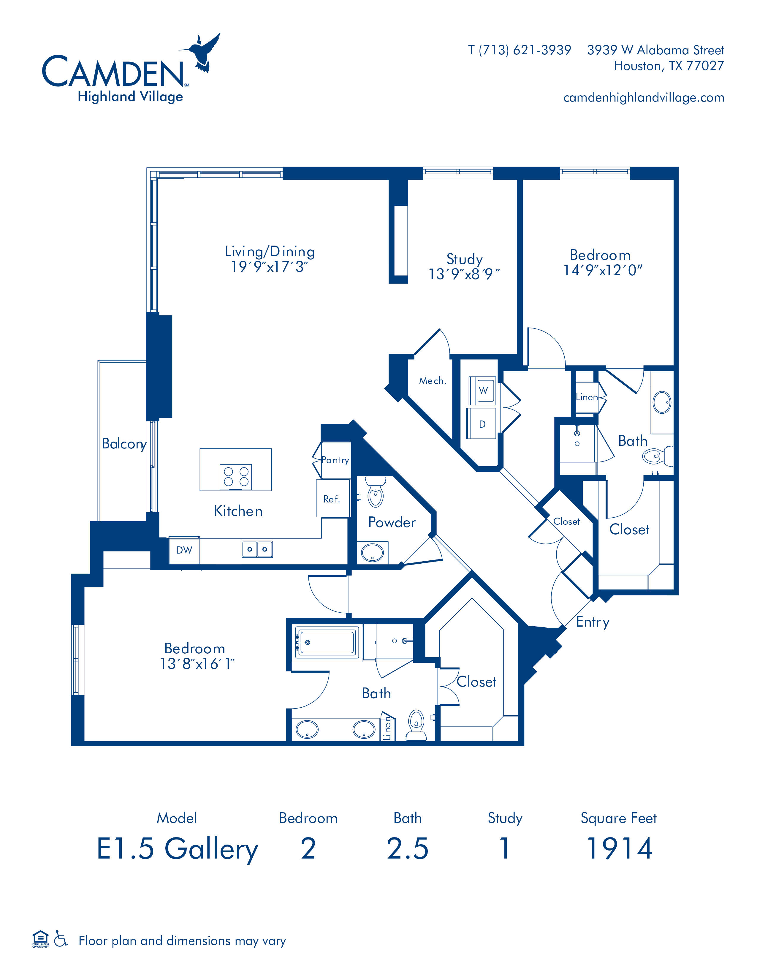 Camden Highland Village Apartments and Townhomes Photo