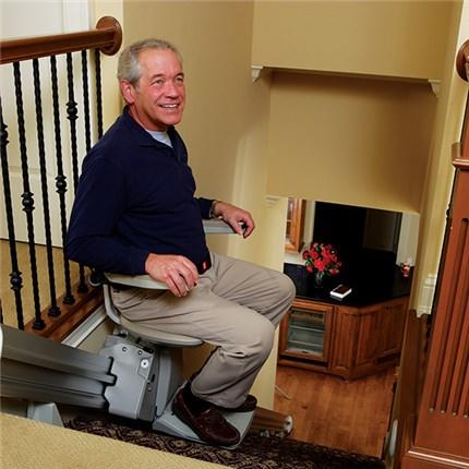 Surplus Bruno Elite SRE2010 Chair Stair Lifts are available at Surplus Stair Lifts at 1/2 OFF REG. Price. 
 Buy, Sell and Trade | Rent, Own & Finance senior elderly stairway staircase chairlift