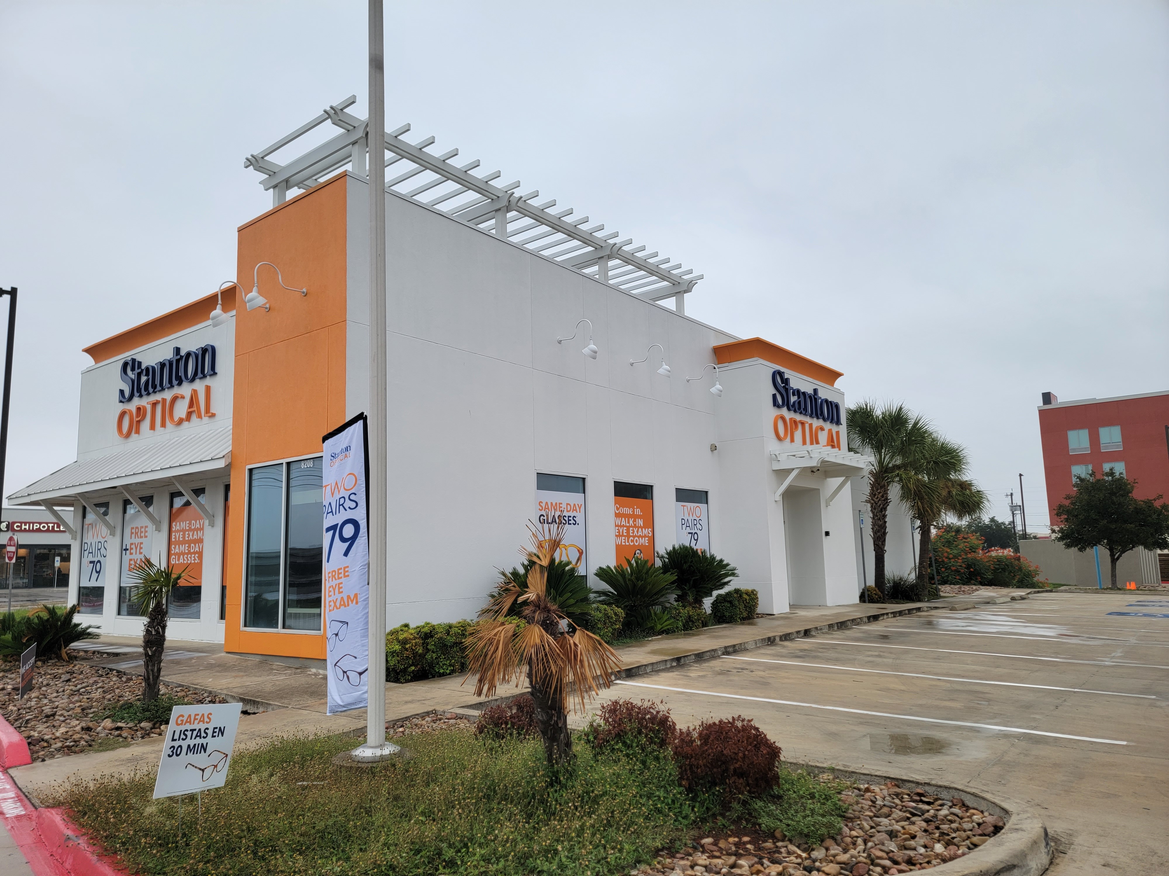 Storefront at Stanton Optical Store Windcrest TX 78239