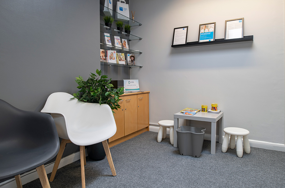 Waiting area at Bupa Dental Care Gloucester Westgate Bupa Dental Care Gloucester Westgate Gloucester 01452 521440