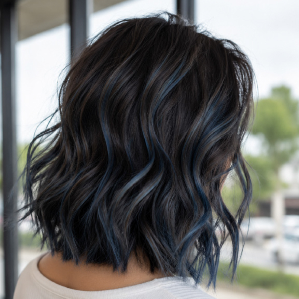 Creative fashion hair color by the expert color specialists at Avissa Salon in Ann Arbor. Deep brune 