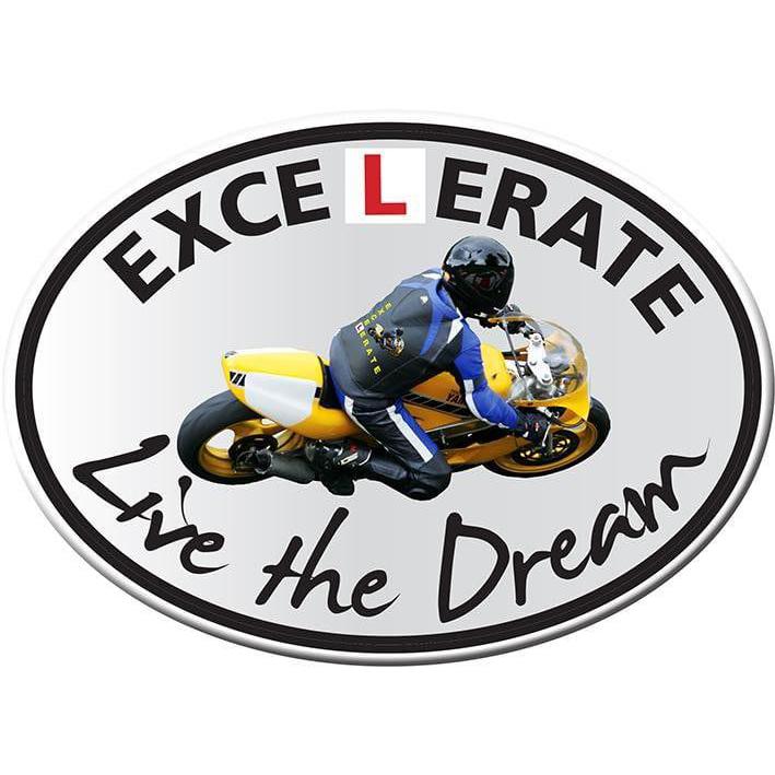LOGO Excelerate Motorcycle Training Farnborough 01252 401250