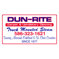 Dun-Rite Carpet & Upholstery Tile Grout cleaning and sanitizing Logo