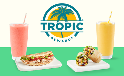 Image of Tropic Rewards® at Tropical Smoothie Cafe.