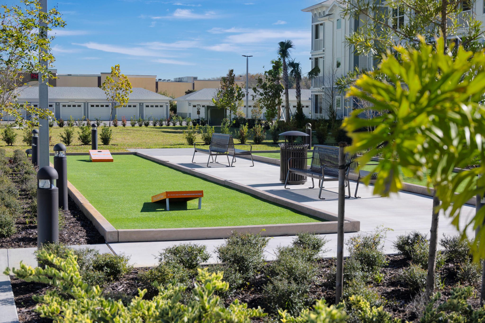 Bocce Ball Court at The Gallery at Trinity Luxury Apartments in Trinity, FL