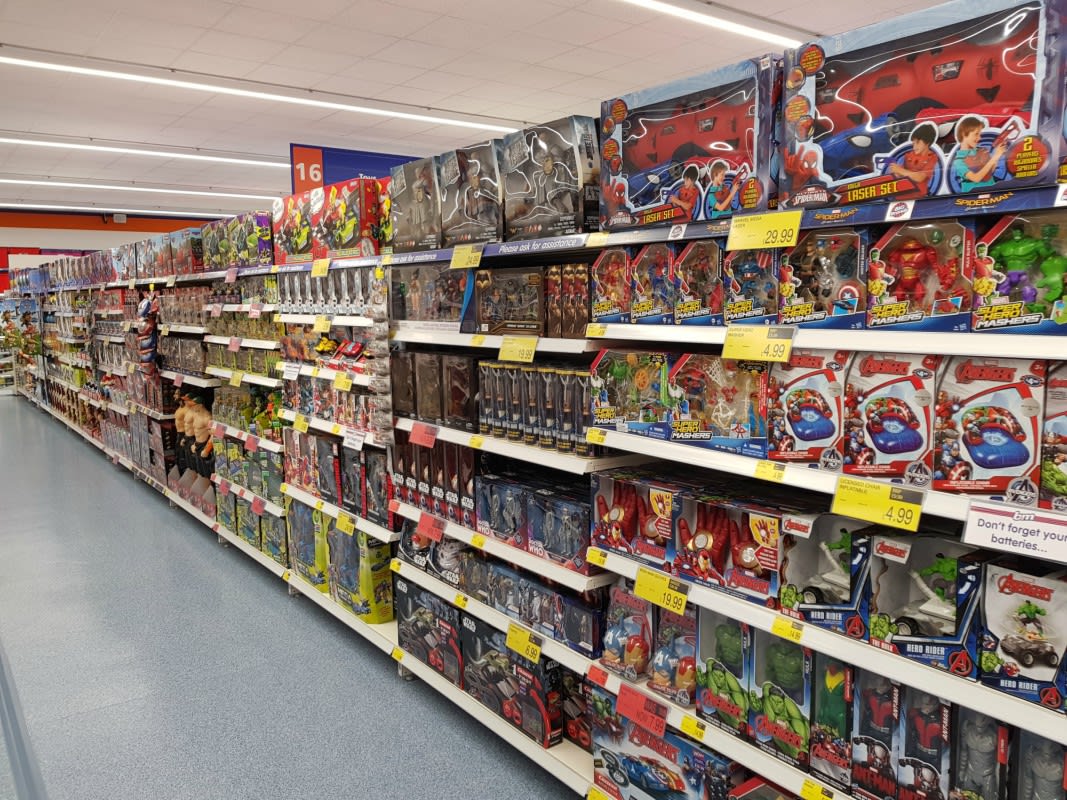 B&M's toys selection on offer at Central Retail Park, Wrexham