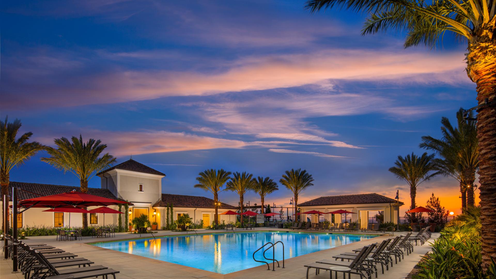 Sparkling pool