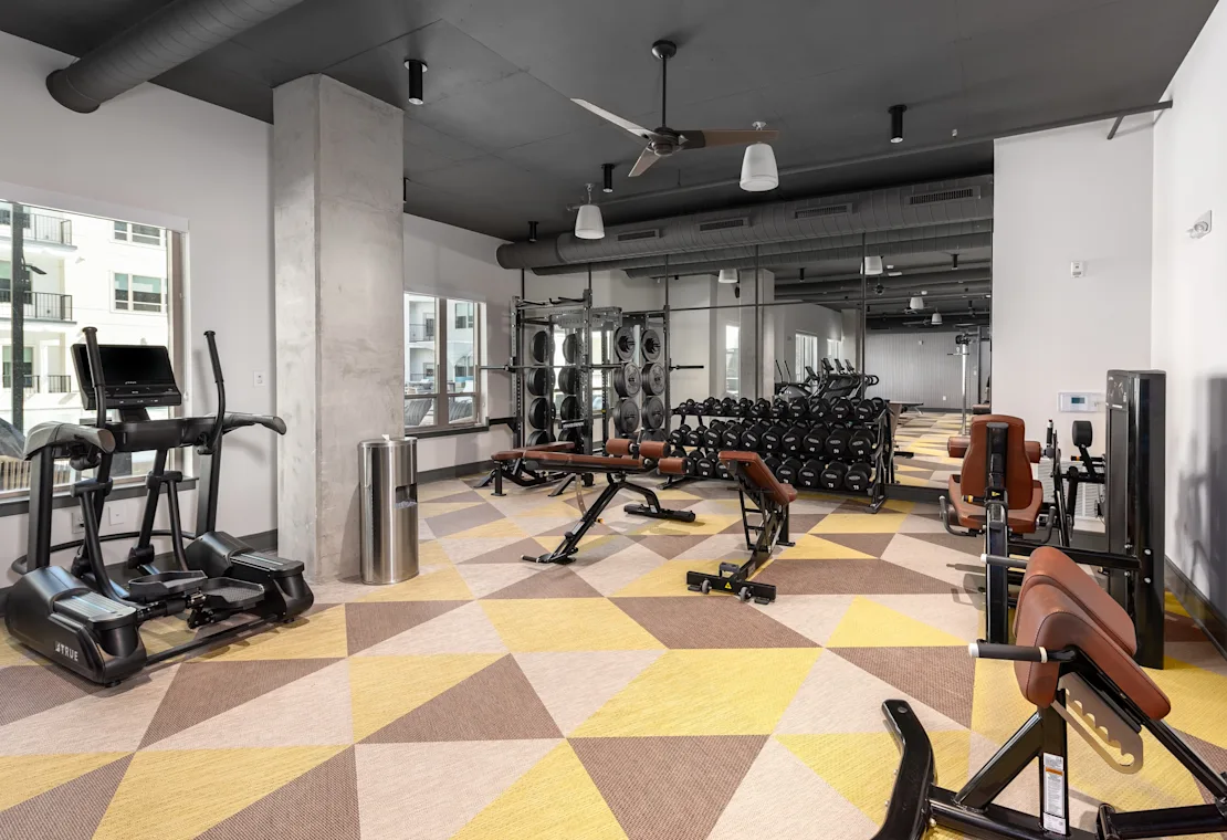 State-of-the-art fitness center