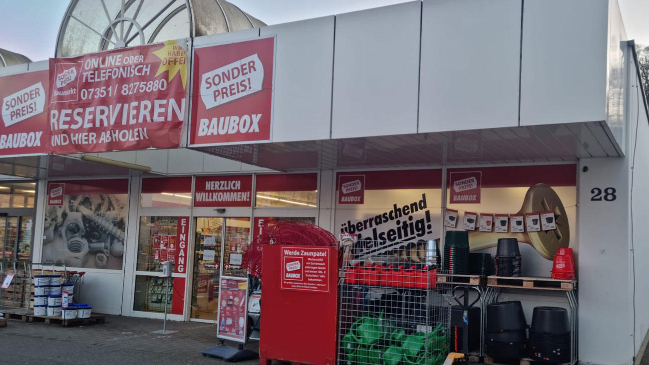 Außenansicht Baubox, Leipzigstraße 28 in Biberach