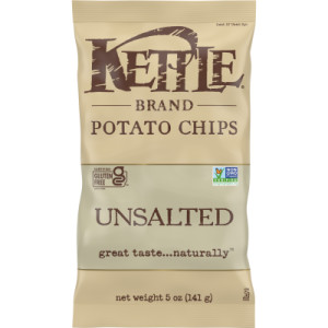 Kettle Brand Potato Chips, Unsalted Kettle Chips, 5 Oz featured image