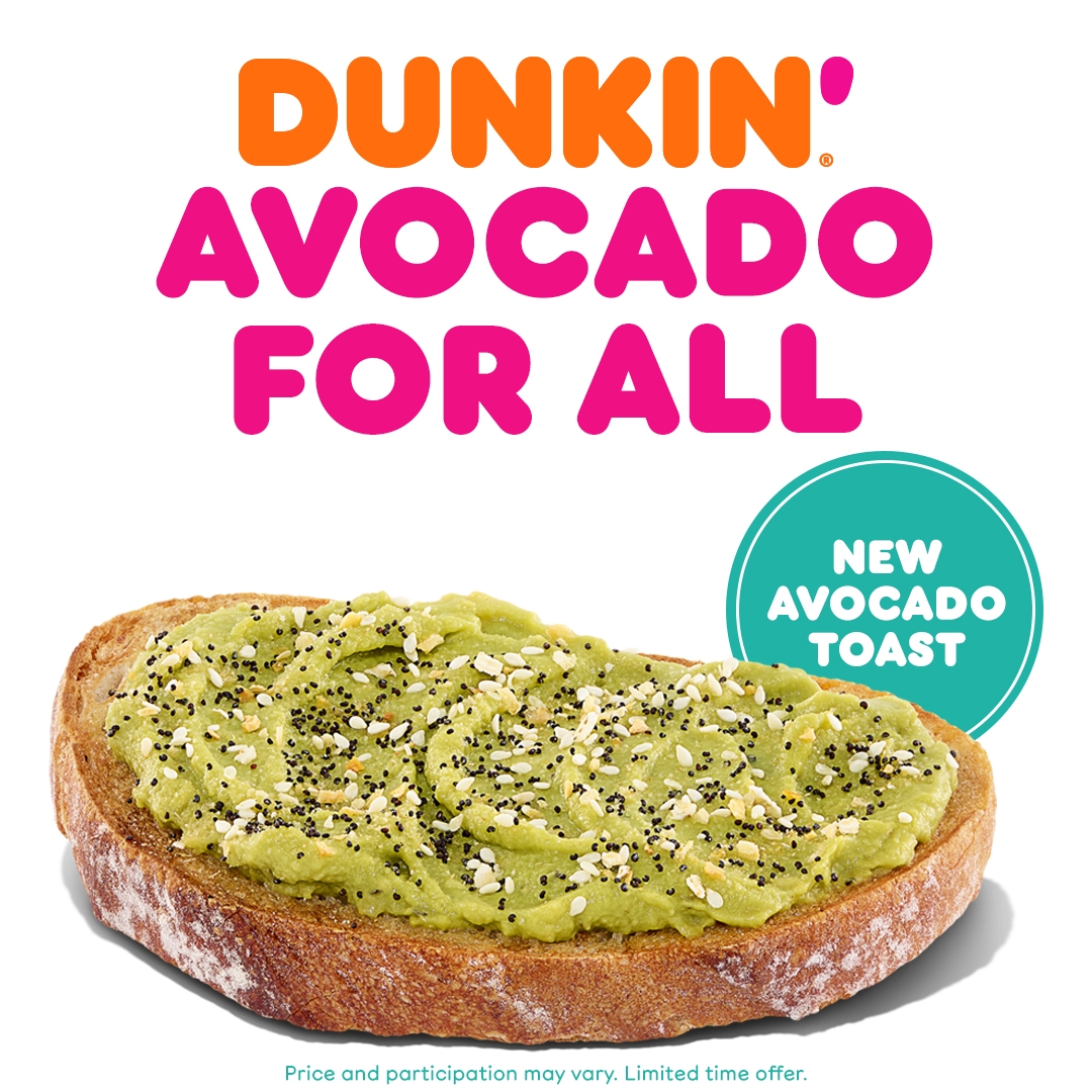 Dunkin' Avocado Toast