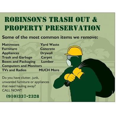 Robinson's Trash Out & Property Preservation
