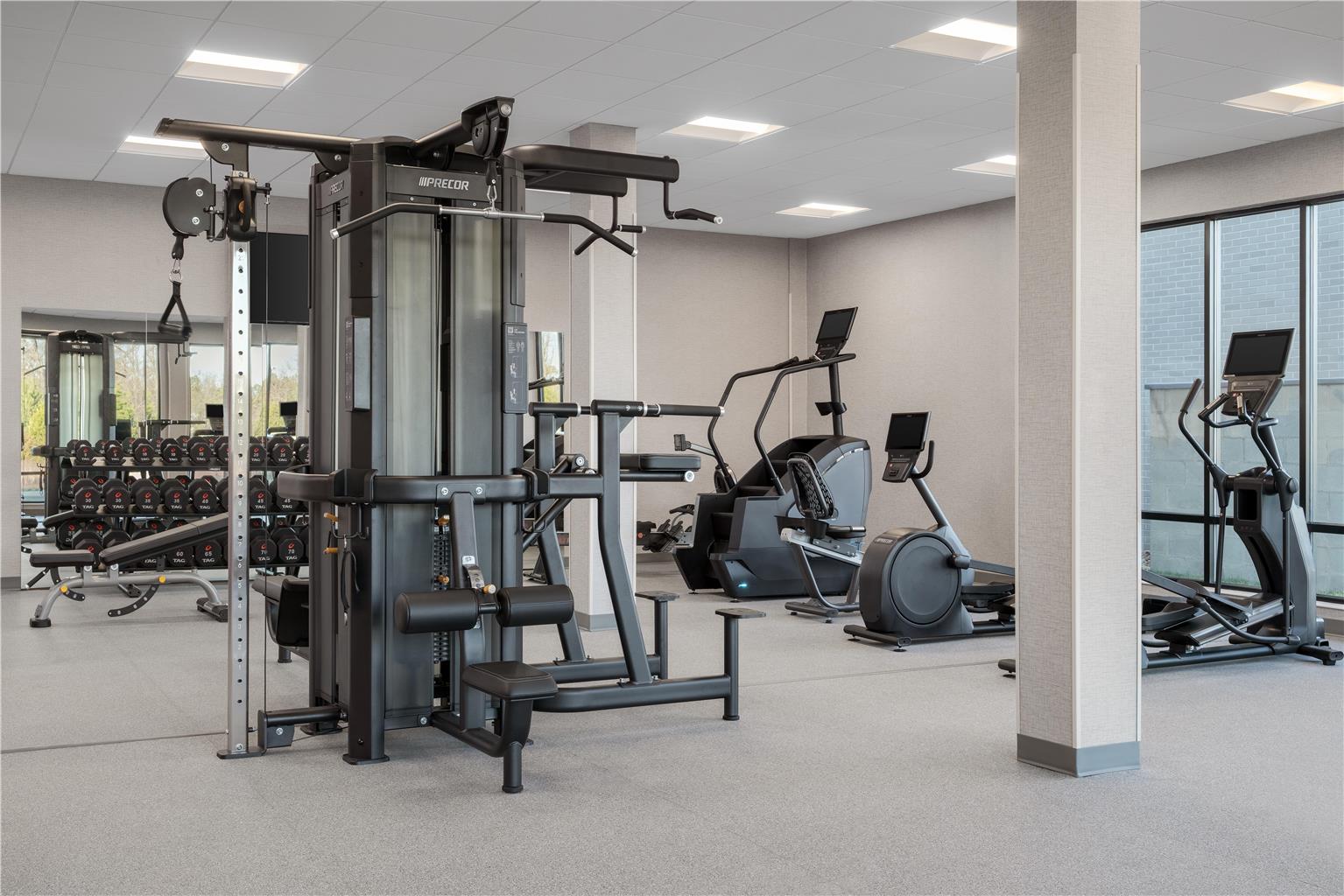 Health club fitness center gym