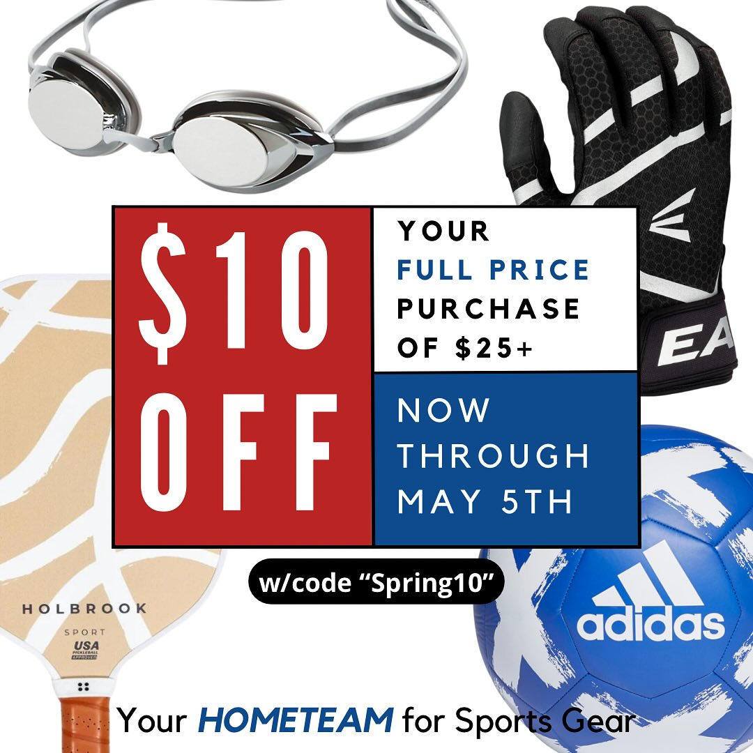 We have a $10 off $25 or more until 5/4/24 available in store or online. Code is Spring10 Disco Sports Richmond (804)285-4242