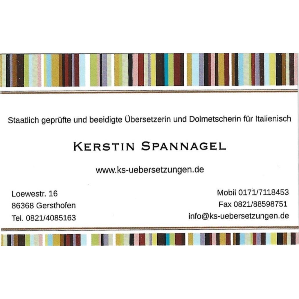 Logo KERSTIN SPANNAGEL, STAATLICH GEPRÜFTE ÜBERSETZERIN UND DOLMETSCHERIN (B.A.) IN GERSTHOFEN