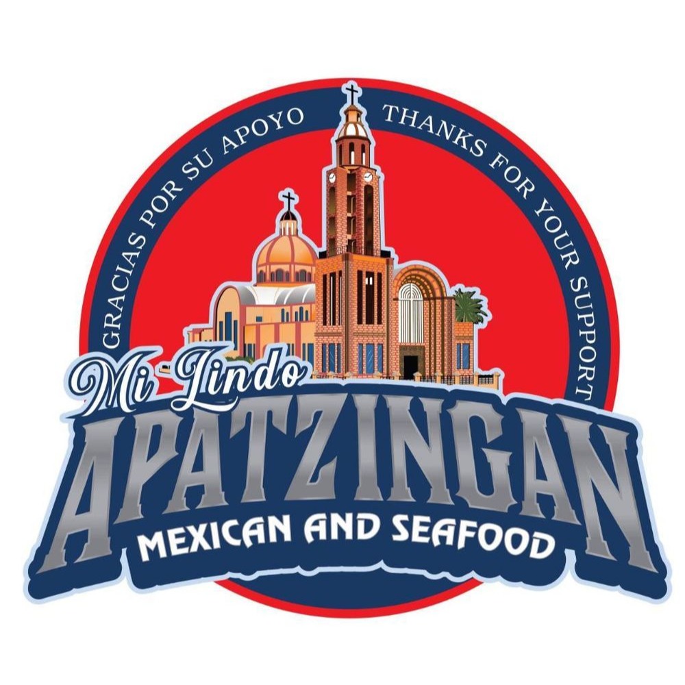 Mi Lindo Apatzigan #2 Mexican and Seafood Logo