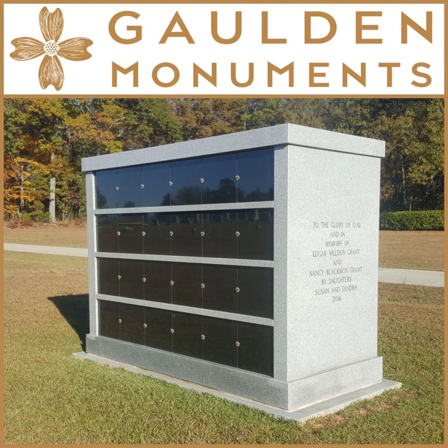 Columbarium custom made by Gaulden Monuments