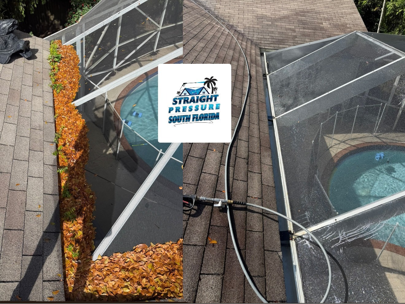 Expert gutter cleaning in Palmetto Bay. Essential property maintenance performed by Straight Pressure South Florida to protect your home.