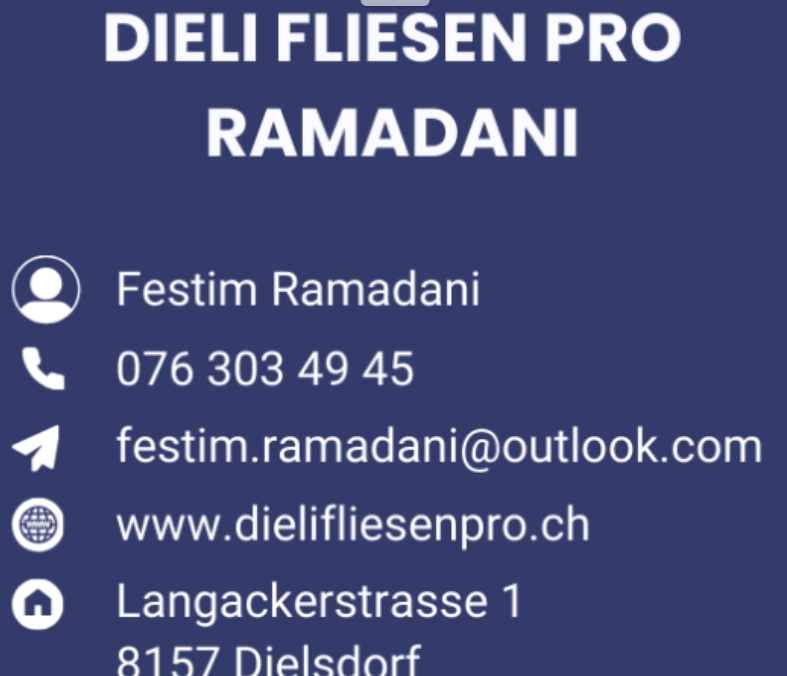 Bilder DieliFliesenPro Ramadani