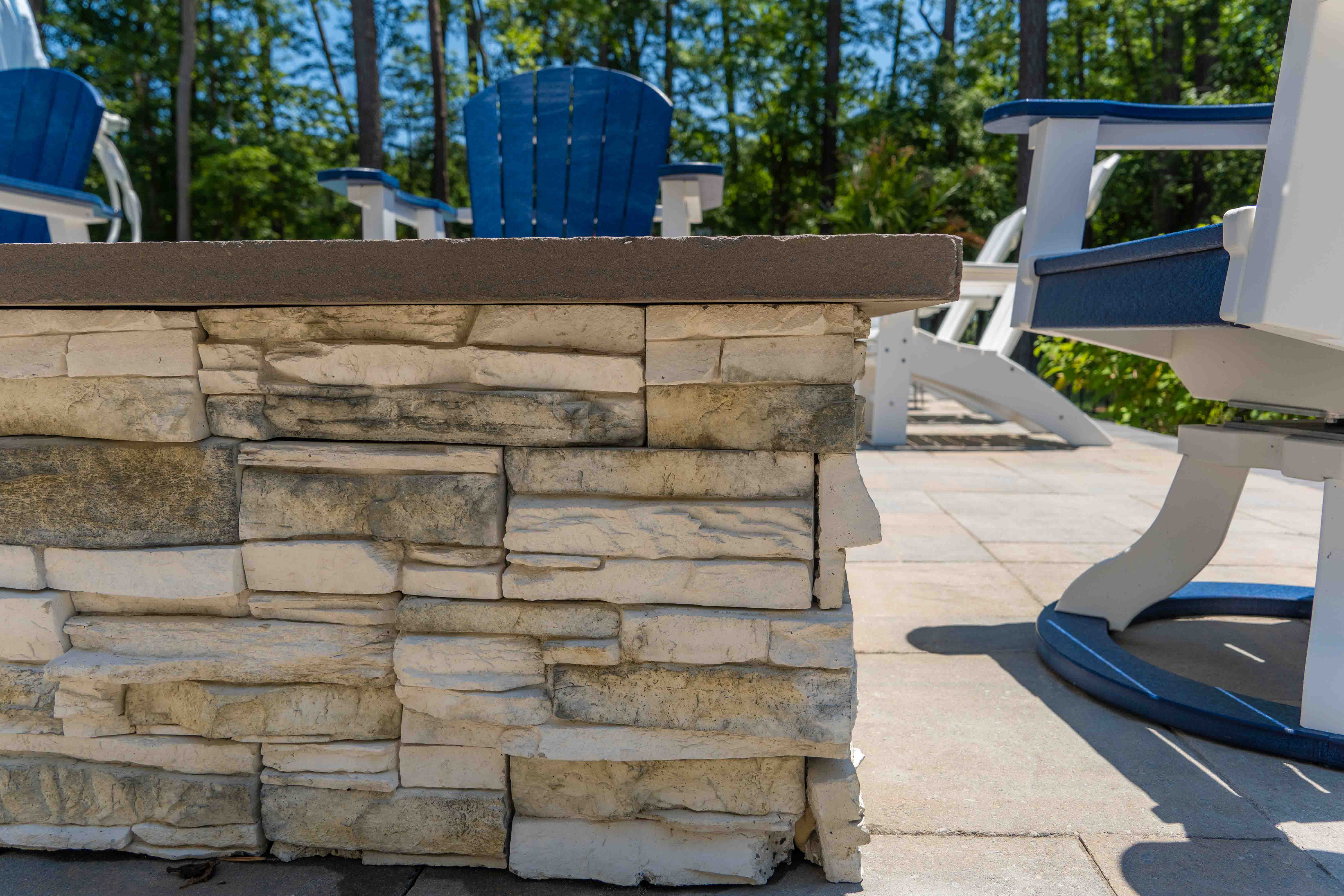 Elevate your outdoor living with stunning paver patios, inviting outdoor lounging spaces, and cozy fire pits. Discover the perfect blend of style and functionality for your backyard oasis with our expert hardscaping services.